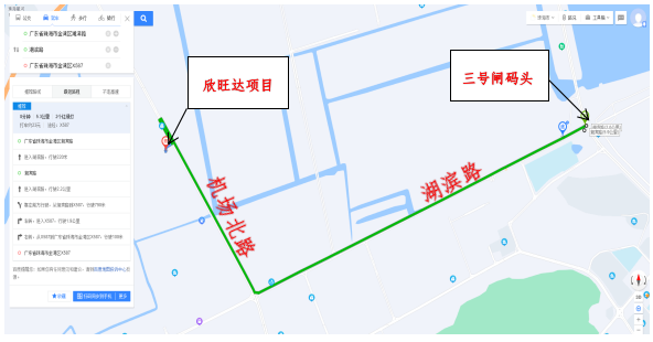 关于在建项目泥头车行驶路线的公示