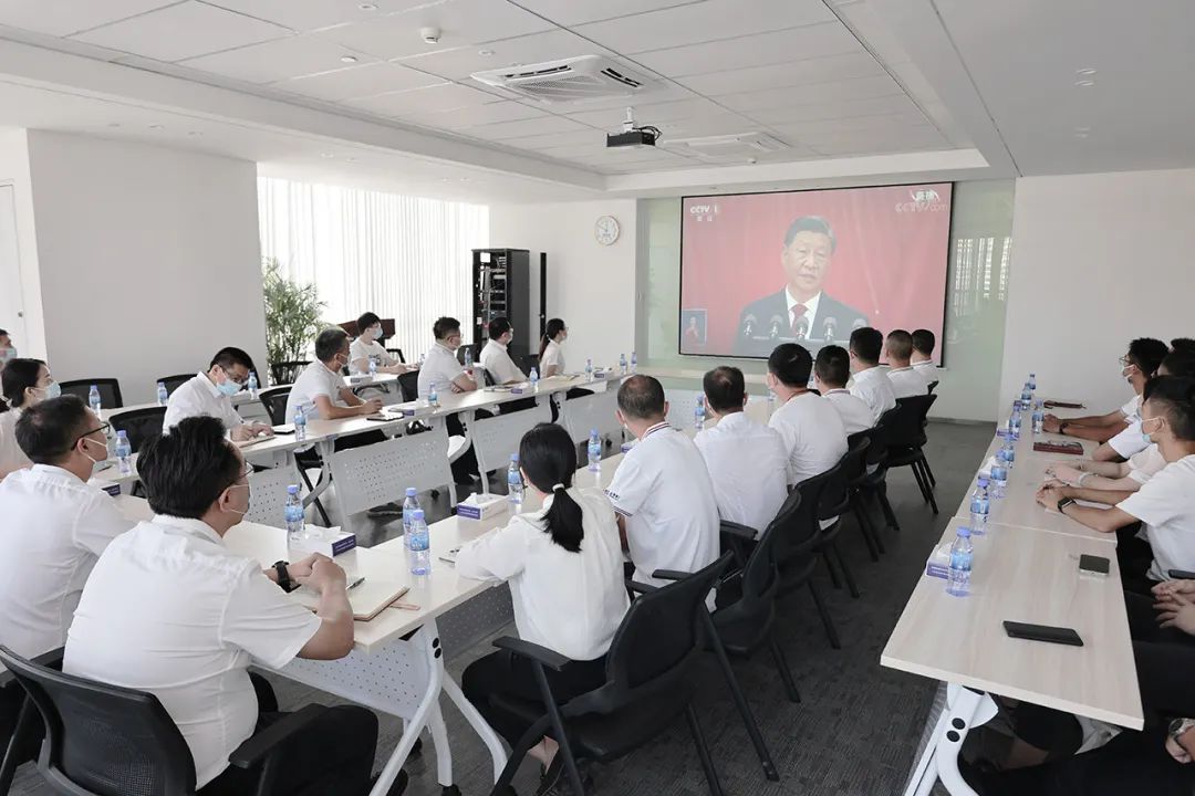 【党建引领】金港集团组织集中观看党的二十大开幕式